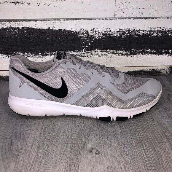 Men's 15 Nike Flex Control II Training Wolf Gray/Black-White Shoes 924204-012 - Picture 1 of 16